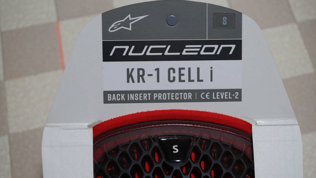 【美品】size S アルパインスターズ NUCLEON KR-1 CELLi / Alpinestars ニュークリオン KR-1 セルi CEレベル2 バックプロテクタ
