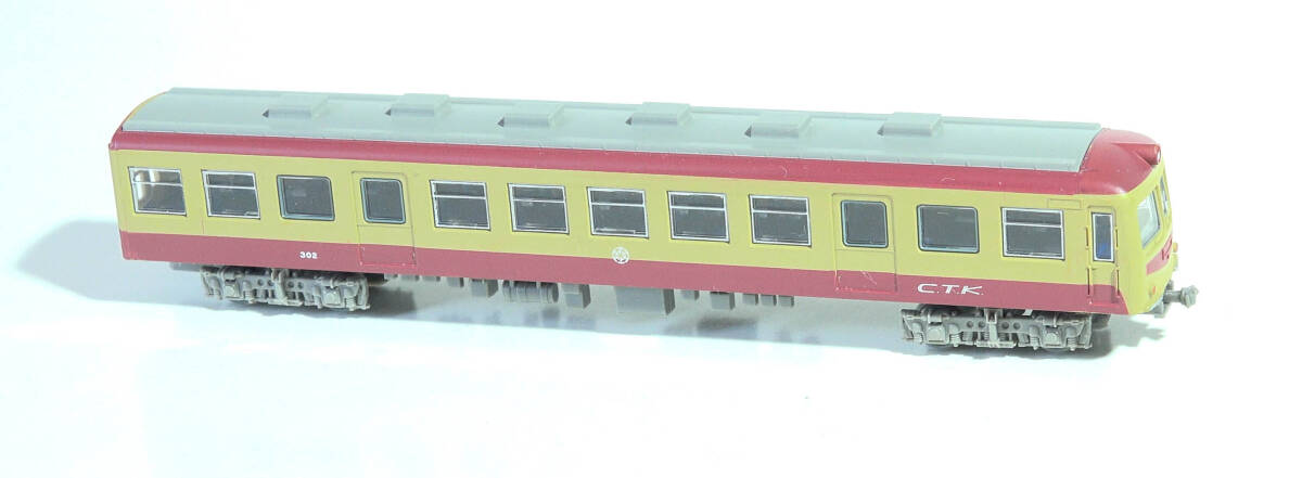 【G4Q=96】TOMYTEC鉄道コレクション 秩父鉄道 300系「デハ302」ケースなし 鉄コレ第5弾 中古Nゲージ ジャンク