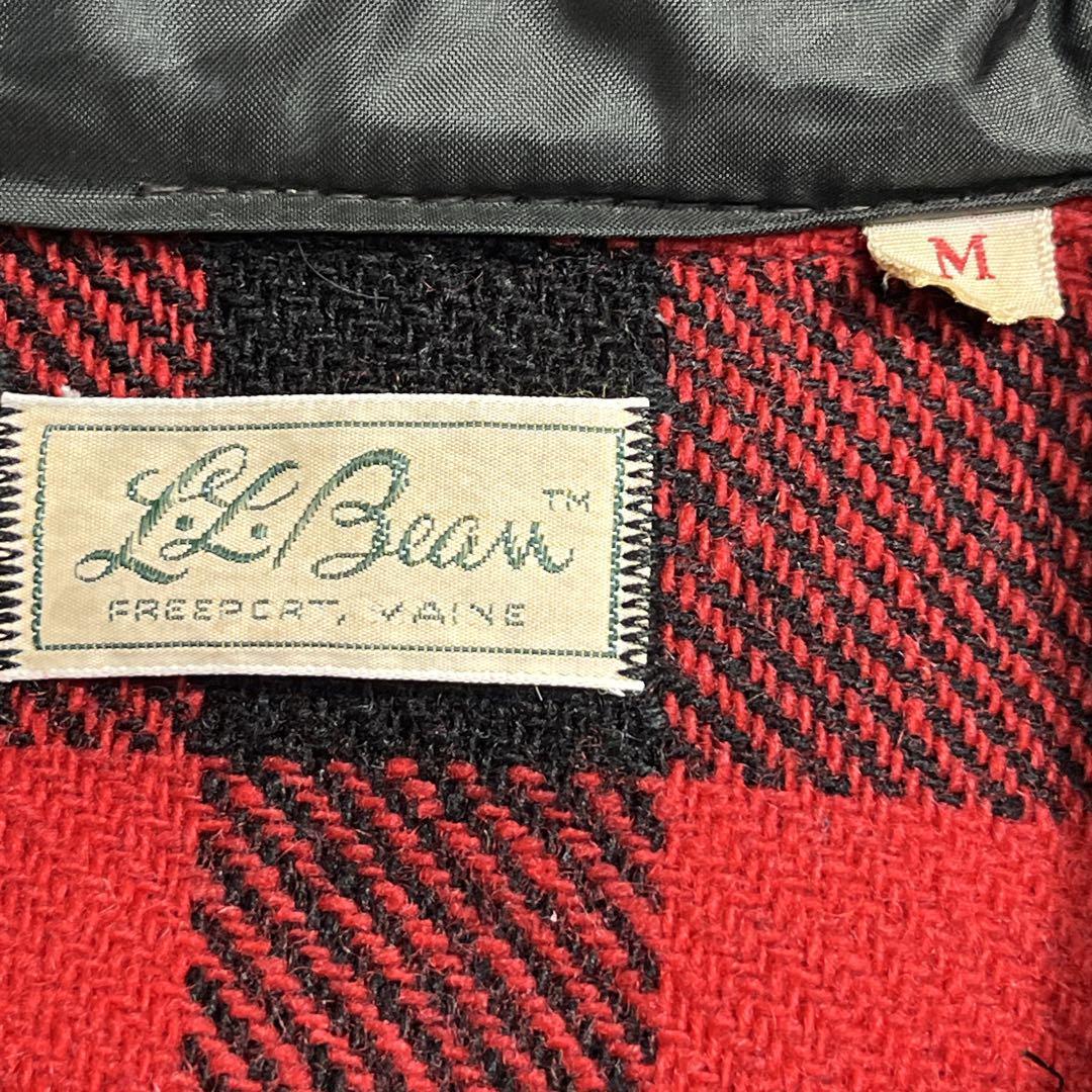 70's LLBean エルエルビーン ウールシャツ M 筆記体タグ