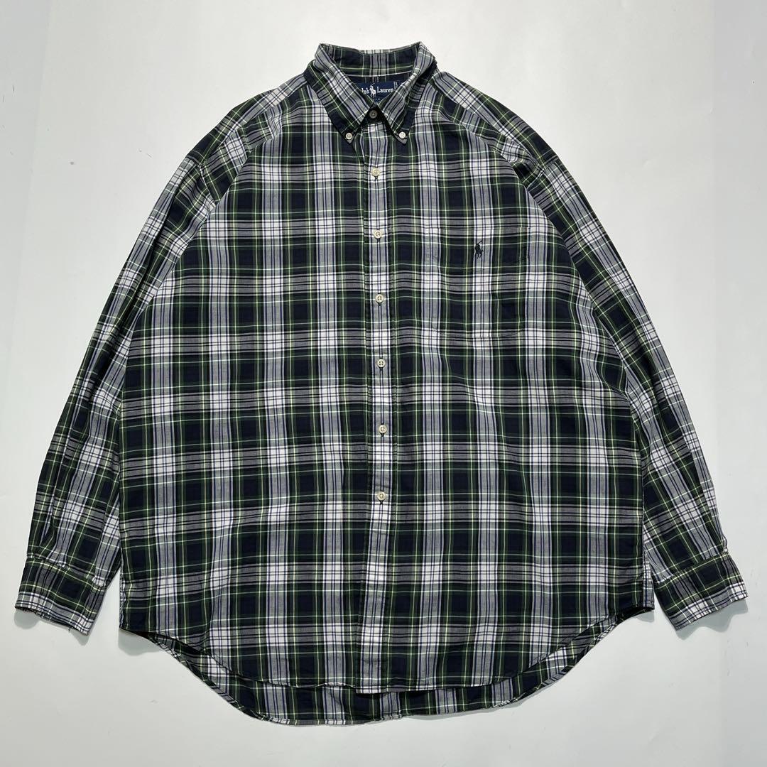 90's Ralph Lauren ラルフローレン The Big Shirt ビッグシャツ 90's Ralph Lauren ラルフローレン The Big Shirt ビッグシャツ