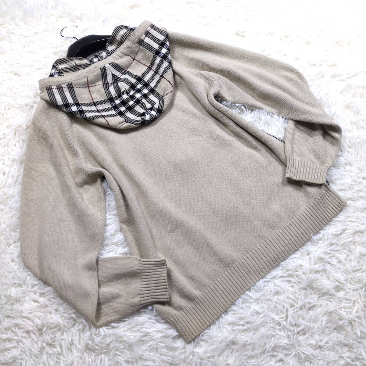 極美品メッシュBURBERRY LONDONジップオーバーパーカーL~Mメガ 極美品メッシュBURBERRY LONDONジップオーバーパーカーL~Mメガ