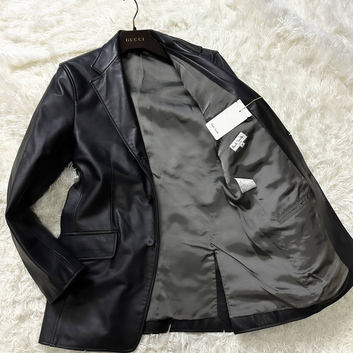 未使用級キムタク着Paul Smith Londonカーフレザーテーラード 未使用級キムタク着Paul Smith Londonカーフレザーテーラード