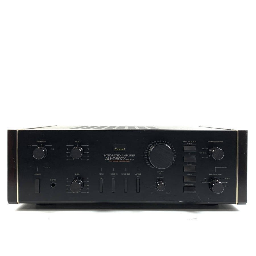 サンスイ プリメインアンプ AU-D607X DECADE SANSUI 山水 Yahoo!オークション - Sansui 山水 サンスイ AU-D607X DECADE