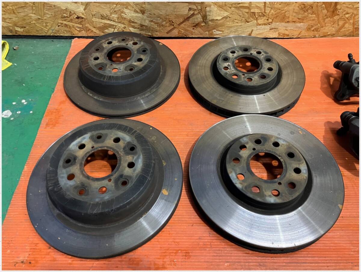 トヨタ JZA80 80 スープラ SZ 純正 キャリパー ローター セット supra ロゴ入 2JZ 純正流用等に 
