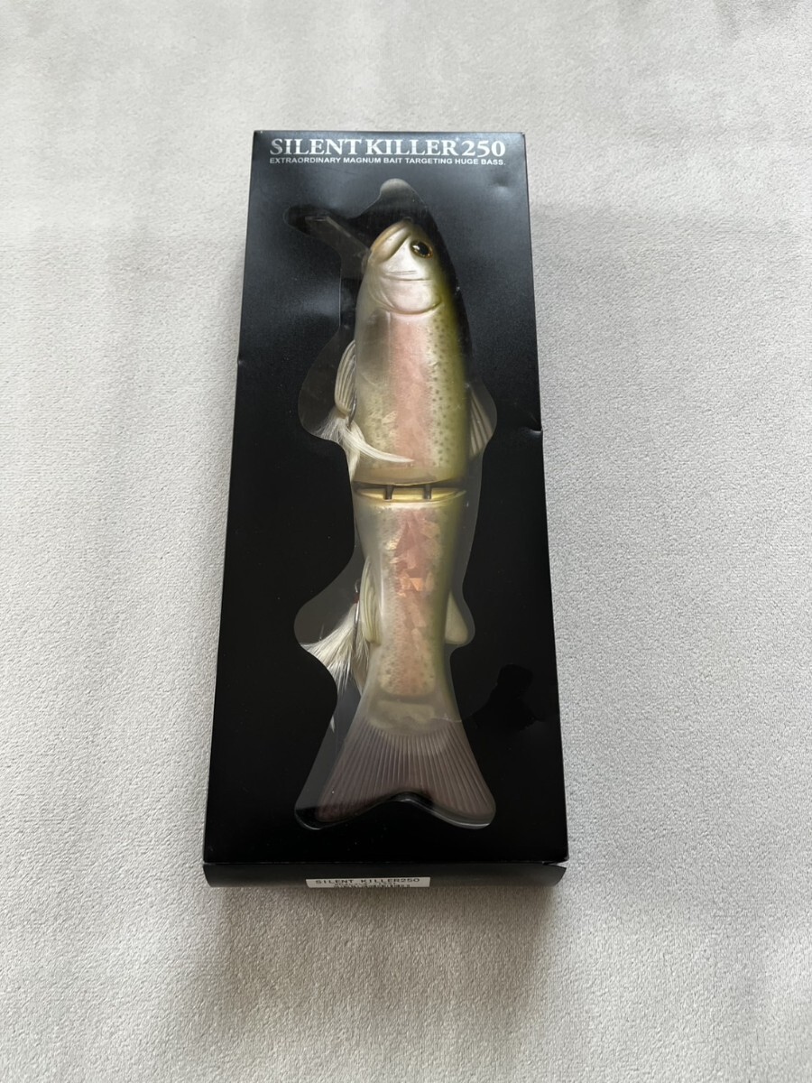 送料込★美品・希少★旧 サイレントキラー 250 レインボートラウト ビッグベイト 旧型 サイキラ deps