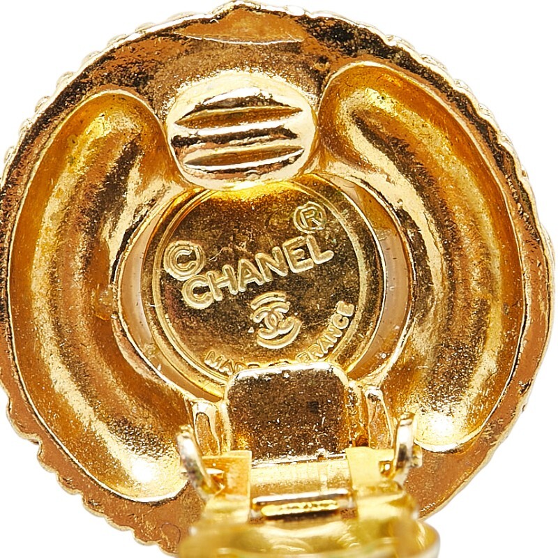 シャネル ココマーク パール イヤリング ゴールド メッキ レディース CHANEL 【中古】