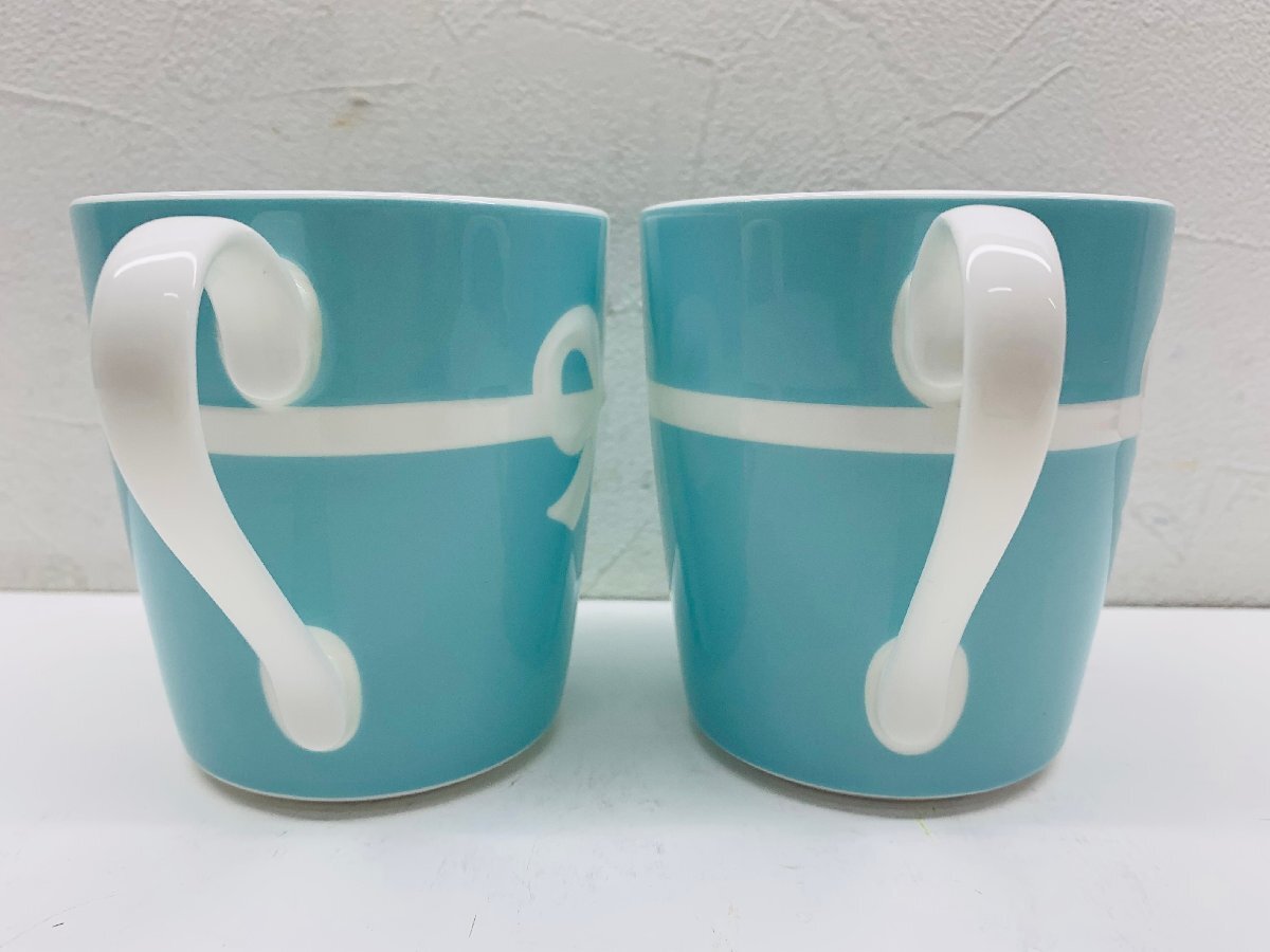 未使用保管品】TIFFANY&Co ティファニー リボンモチーフ ペア 未使用保管品】TIFFANY&Co ティファニー リボンモチーフ ペア