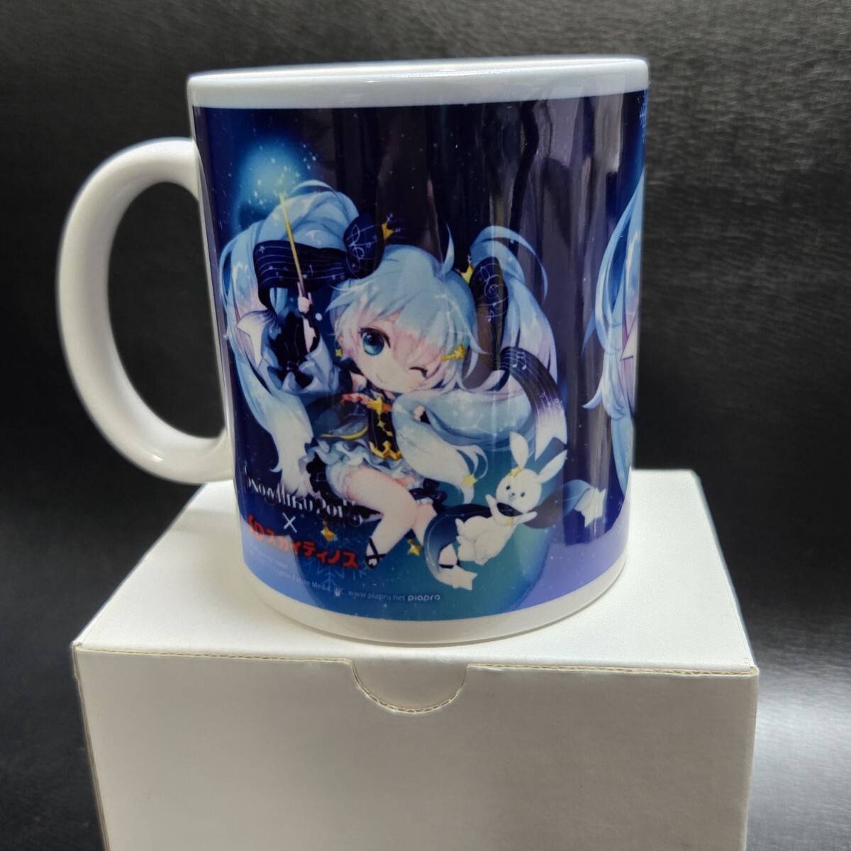 sa... снег ...sgaitinos happy снег Miku праздник 2017 боулинг акция привилегия Hatsune Miku кружка