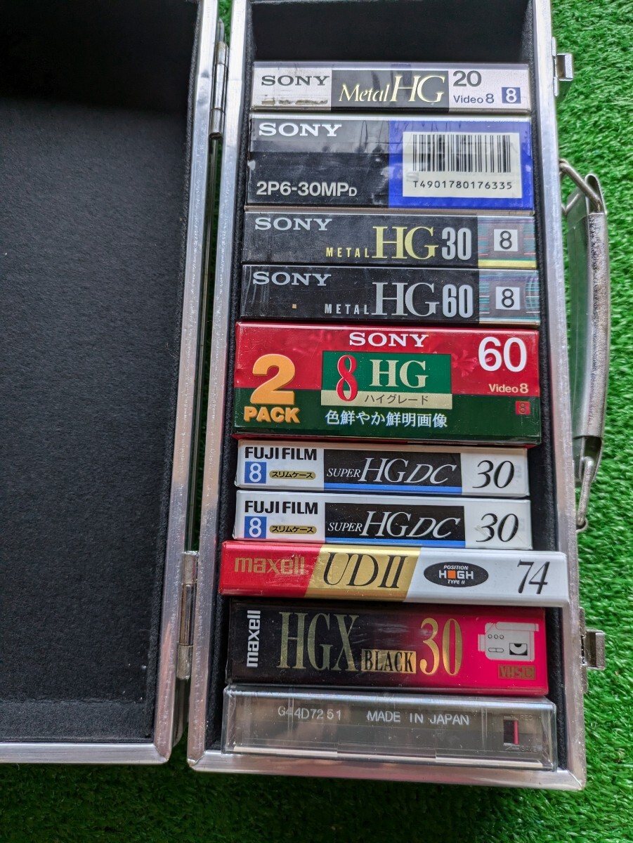 SONY ハイグレード8ＨＧ アルミケース入り　MP30 ＨＧ30 ＨＧDC30 HGXBLACK30 PIAA50