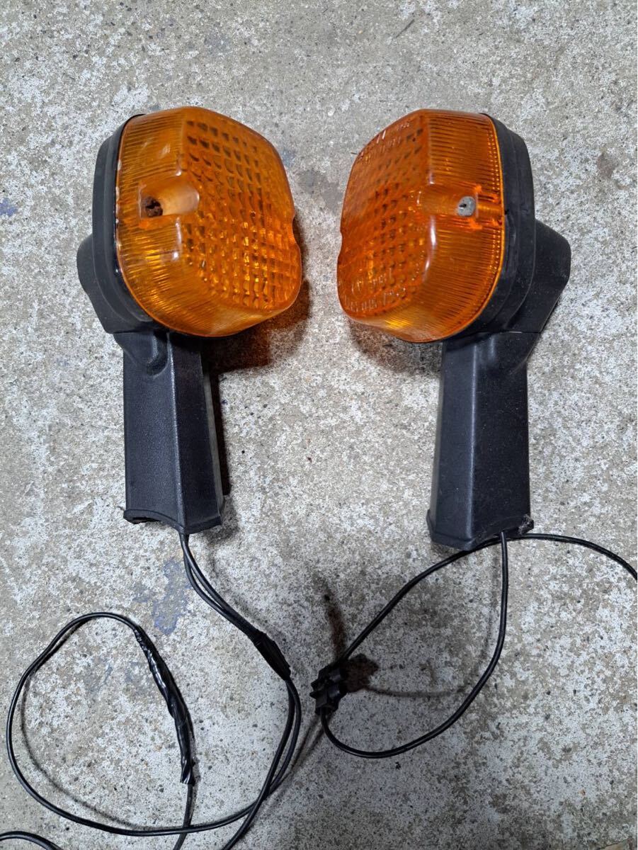 1 ホーク3 Nバブ用 フロント ウィンカー セット CB250T CB250N CB400T CB400N スーパーホーク3 当時物 キジマ ビート マルゾッキ イノウエ