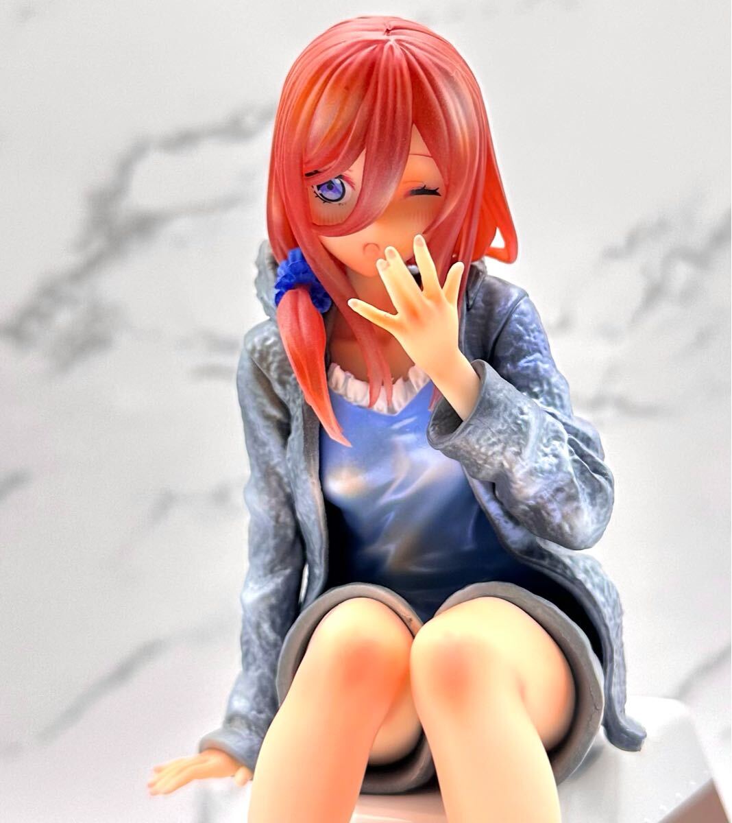五等分の花嫁 ☆ 中野三玖 / リペイント 肌修正 ルームウェア ごとよめ ぬーどるストッパー リペイントフィギュア 女子高生 三玖