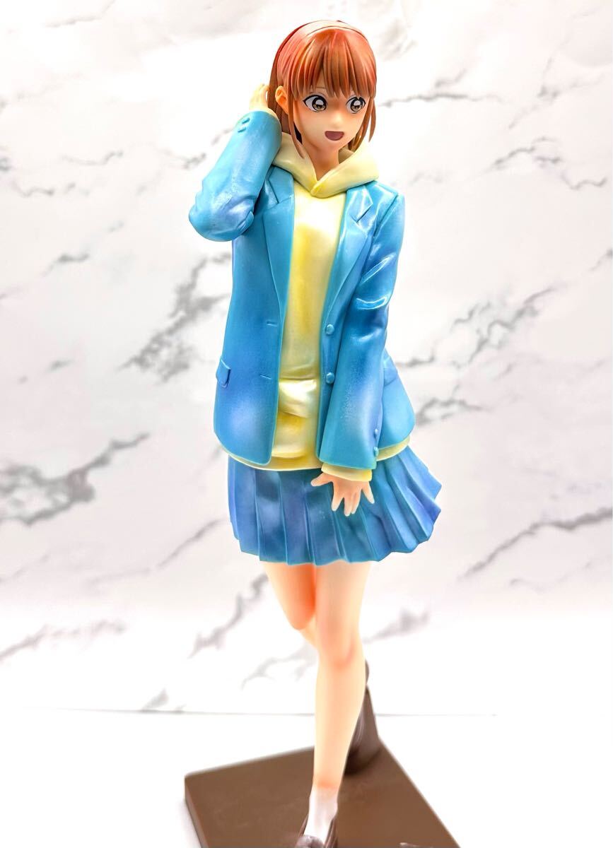 アオのハコ☆ 鹿野千夏 リペイントフィギュア 女子高生 美少女 ヒロイン リメイク_画像2
