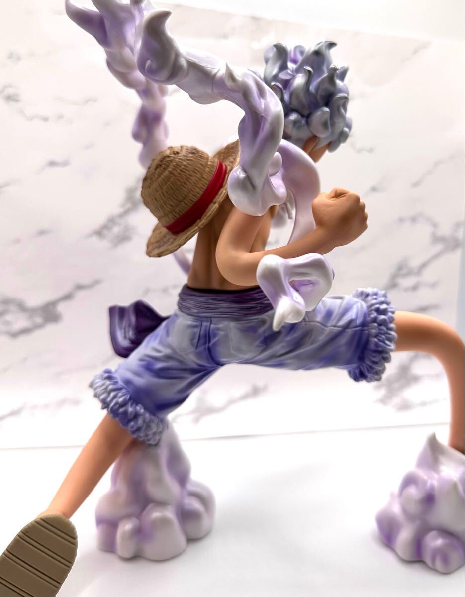 ワンピース Grandista ルフィ ギア5 ニカ フィギュア リペイント パール ギア ゴムゴムの実@_画像8