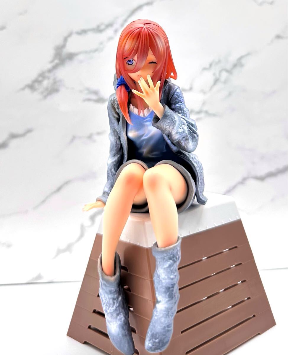 五等分の花嫁 ☆ 中野三玖 / リペイント 肌修正 ルームウェア ごとよめ ぬーどるストッパー リペイントフィギュア 女子高生 三玖_画像3