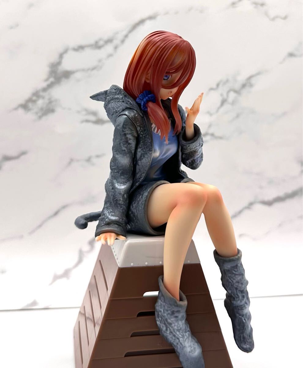 五等分の花嫁 ☆ 中野三玖 / リペイント 肌修正 ルームウェア ごとよめ ぬーどるストッパー リペイントフィギュア 女子高生 三玖_画像4