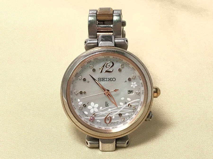 ◇稼働品 SEIKO セイコー LK ルキア 1B35-0AD0 電波ソーラー ◇稼働品 SEIKO セイコー LK ルキア 1B35-0AD0 電波ソーラー