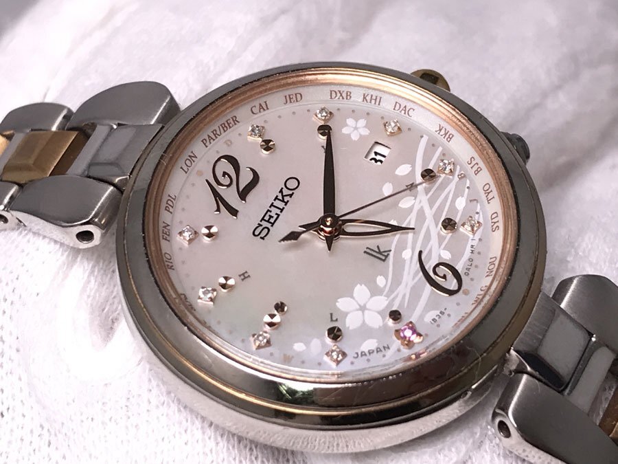 ◇稼働品 SEIKO セイコー LK ルキア 1B35-0AD0 電波ソーラー ◇稼働品 SEIKO セイコー LK ルキア 1B35-0AD0 電波ソーラー