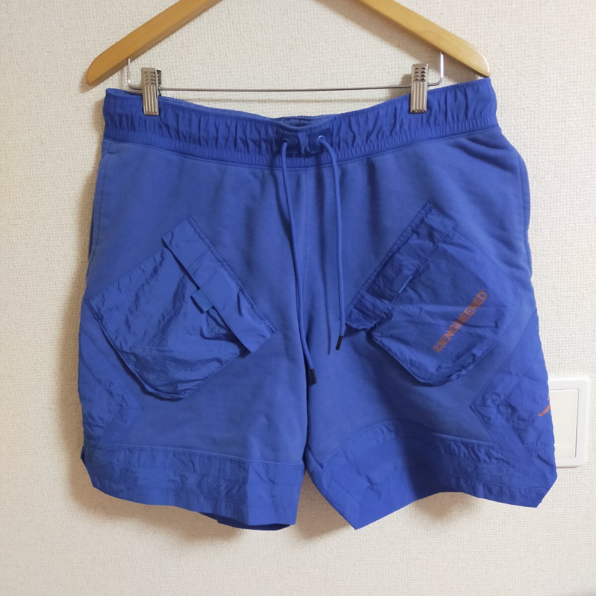 NIKE JORDAN BRAND ナイキ ジョーダンブランド A 23ENG FLC SHORT スウェットショートパンツ DA7203-480 L ブルー(青)