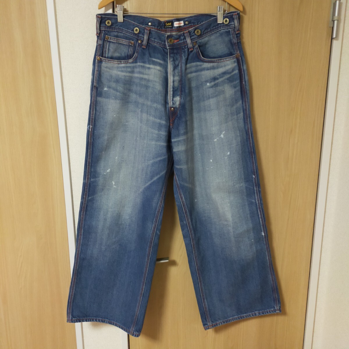 LEE COMPILATIONS リー LM9801COWBOY DENIM PANTS VINTAGE FINISH カウボーイ デニムワイドパンツ XL インディゴブルー 14,925円