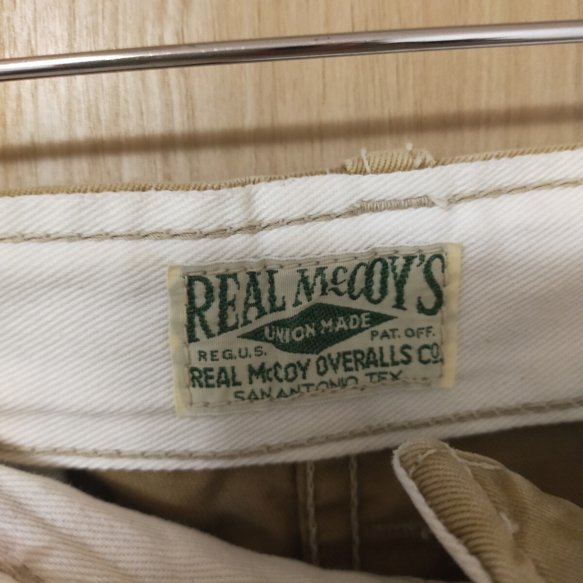 THE REAL McCOY'S リアルマッコイズ チノパン ボトム トラウザー M ベージュ