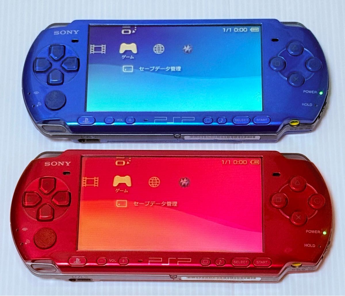 訳ありジャンク】PSP-3000 本体 ラディアント レッド ケース付き