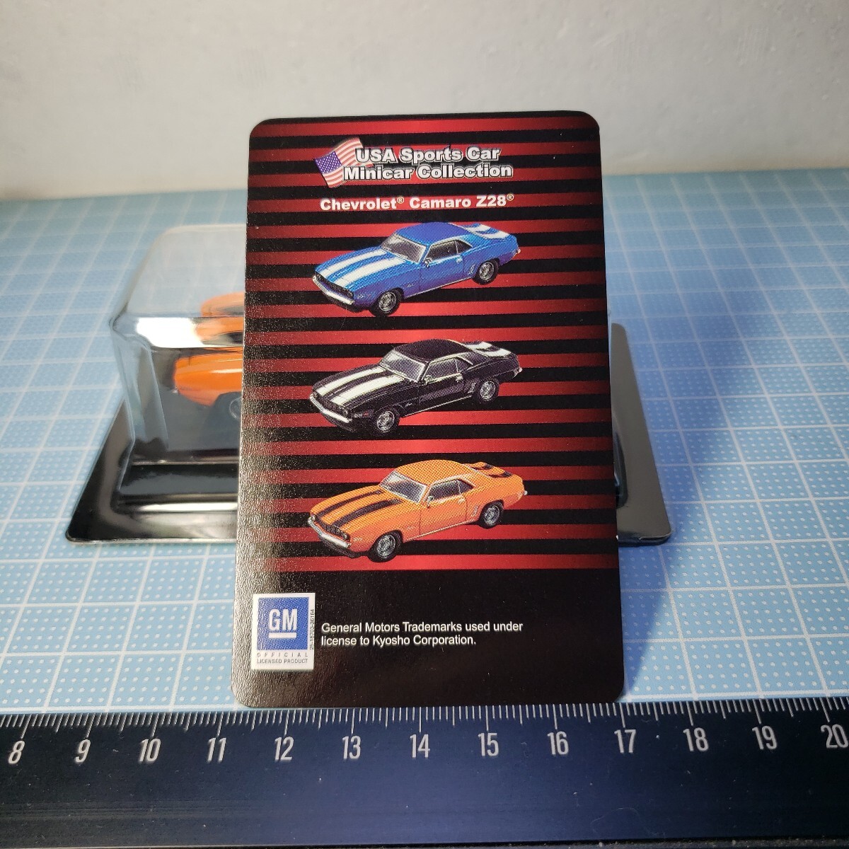 京商 1/64 USAスポーツ ミニカー コレクション シボレー カマロ Z28 オレンジ