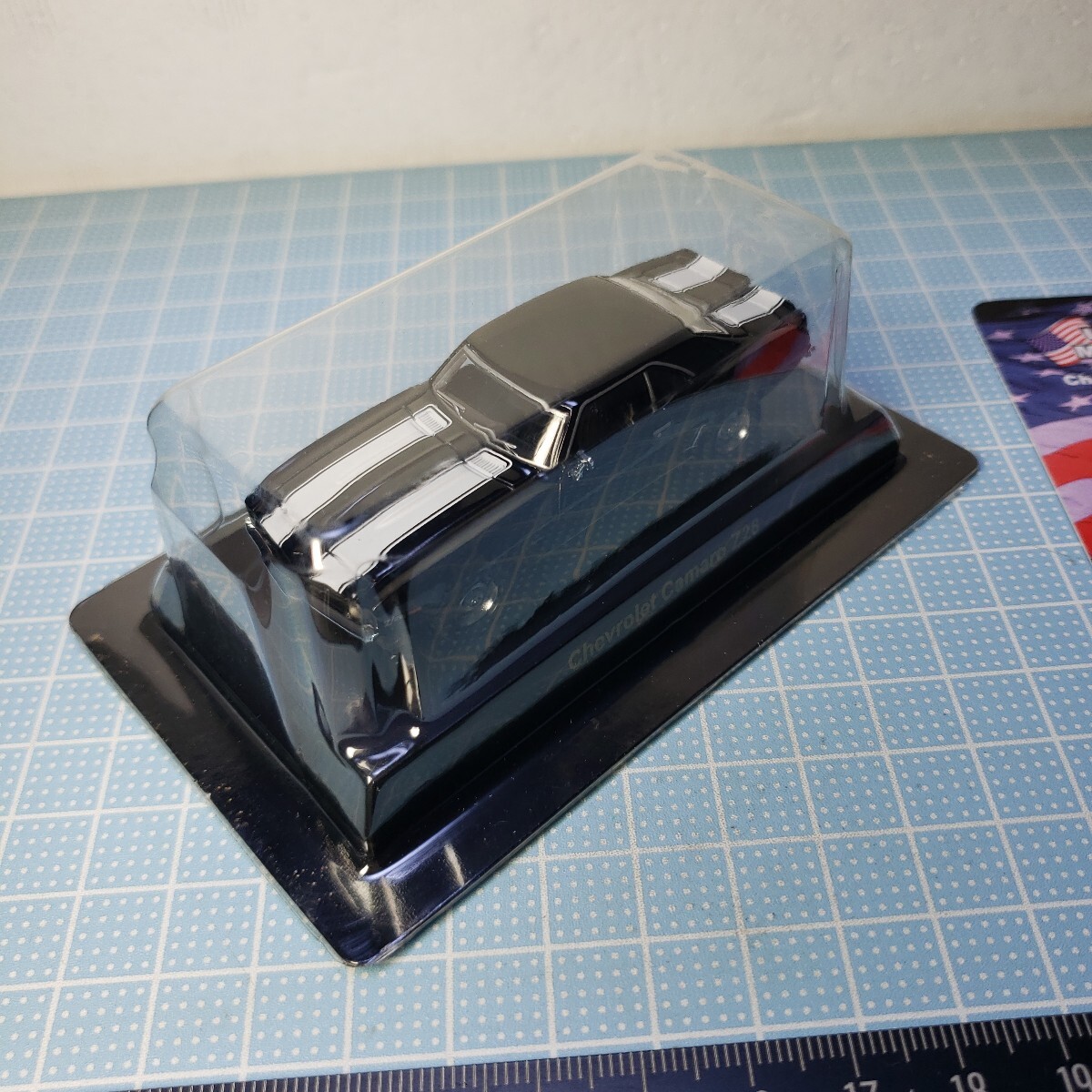 Kyosho 1/64 USA спорт миникар коллекция Chevrolet Camaro Z28 черный