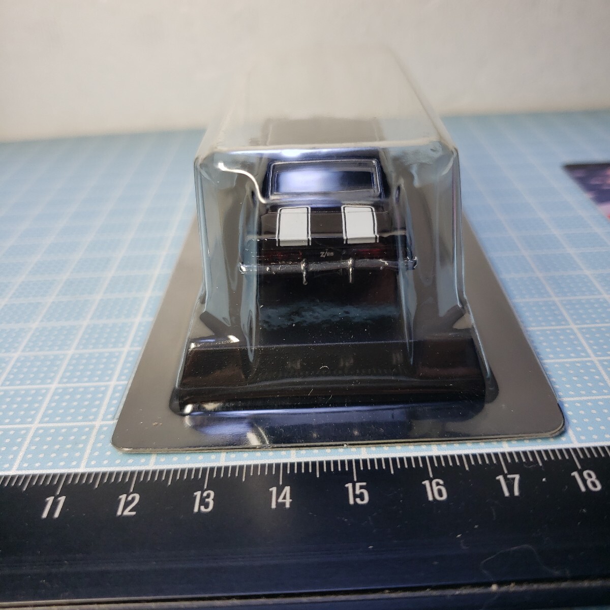 Kyosho 1/64 USA спорт миникар коллекция Chevrolet Camaro Z28 черный