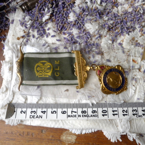  Англия свободный me-son Grand домик медаль значок орден знак отличия Британия Vintage античный .. город Europe античный смешанные товары 891