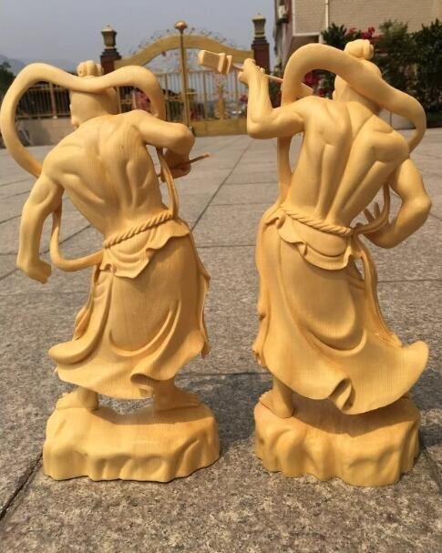 金剛力士像(阿形 吽形)仁王像 極上品 檜木 彫刻 災難除去 木彫 金剛力士像(阿形 吽形)仁王像 極上品 檜木 彫刻 災難除去 木彫