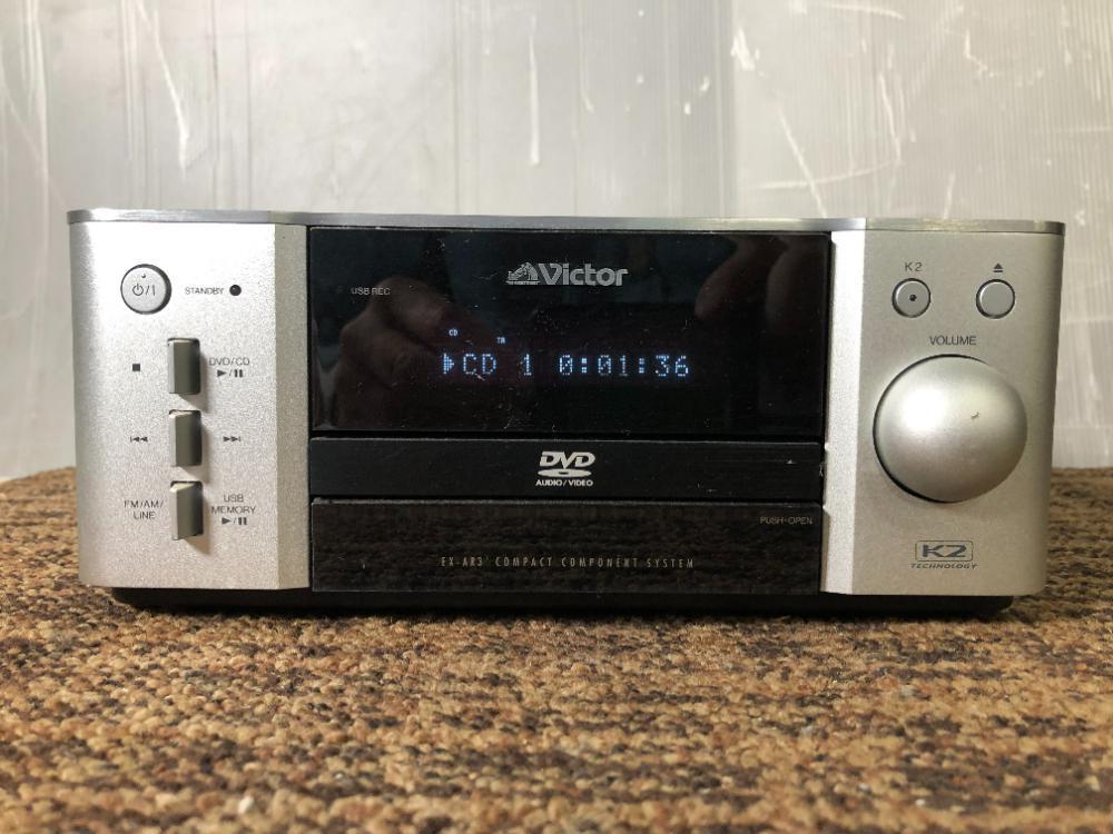 中古☆Victor ビクター ミニコンポ CD/DVDレシーバー スピーカー 中古☆Victor ビクター ミニコンポ CD/DVDレシーバー スピーカー