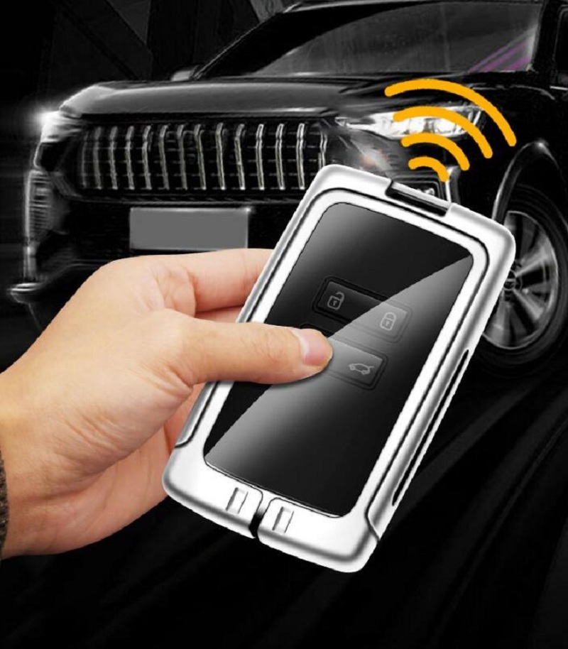 ルノー RENAULT キーケース キーホルダー付き 高級 スマートキーカバーTPU 車 傷のつきにくい 防水 防塵 B番 深錆色/ブルー