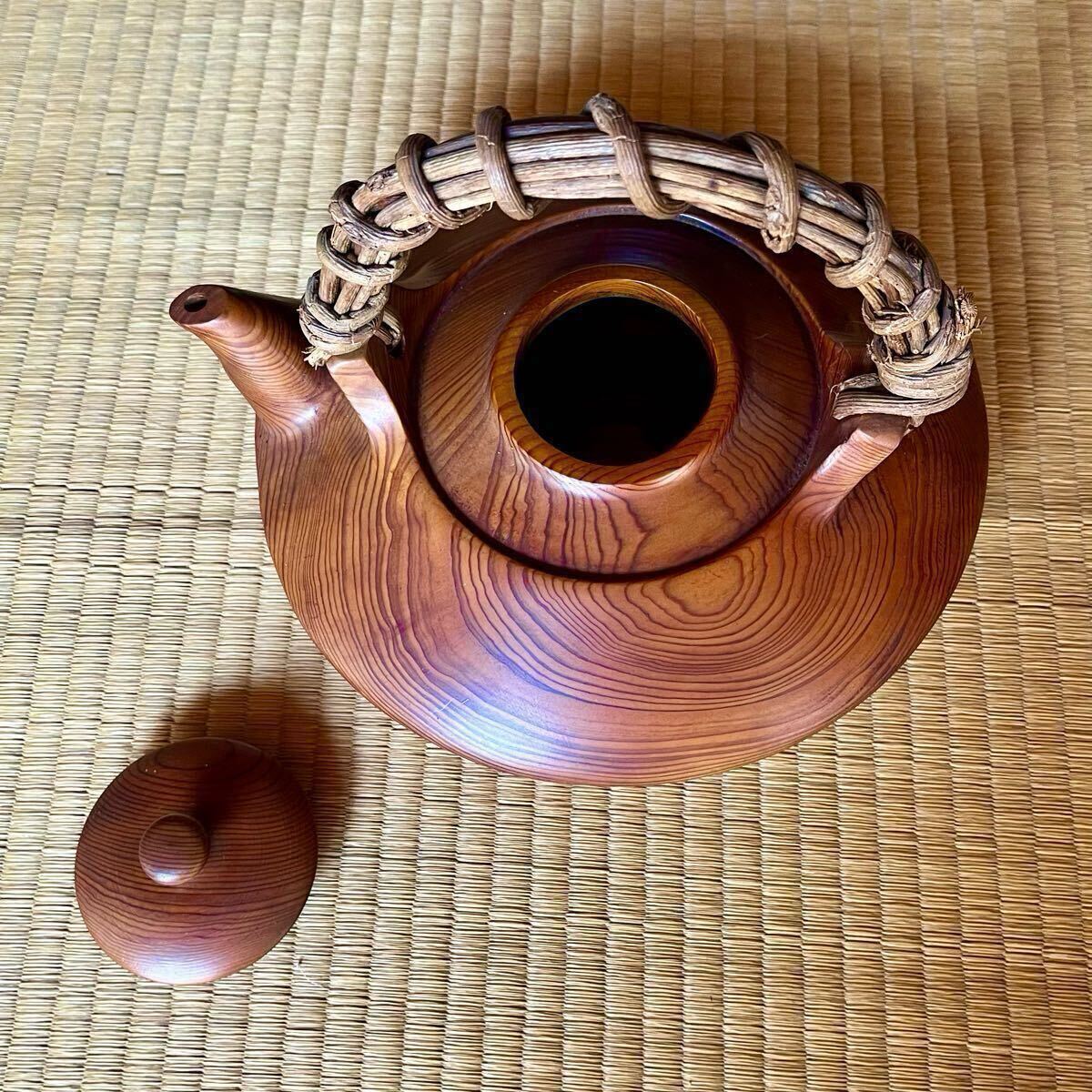 屋久杉 急須 茶道具 煎茶道具 土瓶 水注 茶器(木工、竹工芸 屋久杉 急須 茶道具 煎茶道具 土瓶 水注 茶器(木工、竹工芸