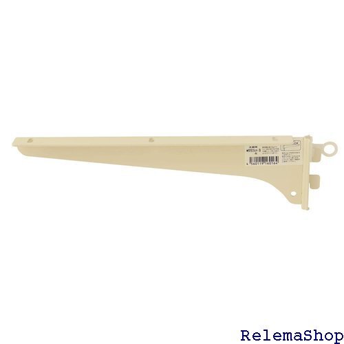 星川金属 ファッション棚受 木棚用 棚受25cm 白 左 9039