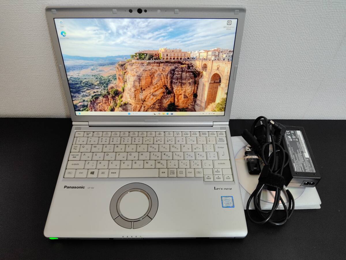 中古品 Panasonic パナソニック Let's note CF-SV8/Core i5-8365U/8GB/256GB SSD/DVDRW/12.1型液晶(1920x1200)/無(wú)線/Windows11リカバリあり