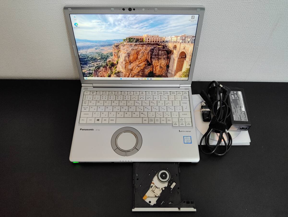 中古品 Panasonic パナソニック Let's note CF-SV8/Core i5-8365U/8GB/256GB SSD/DVDRW/12.1型液晶(1920x1200)/無(wú)線/Windows11リカバリあり