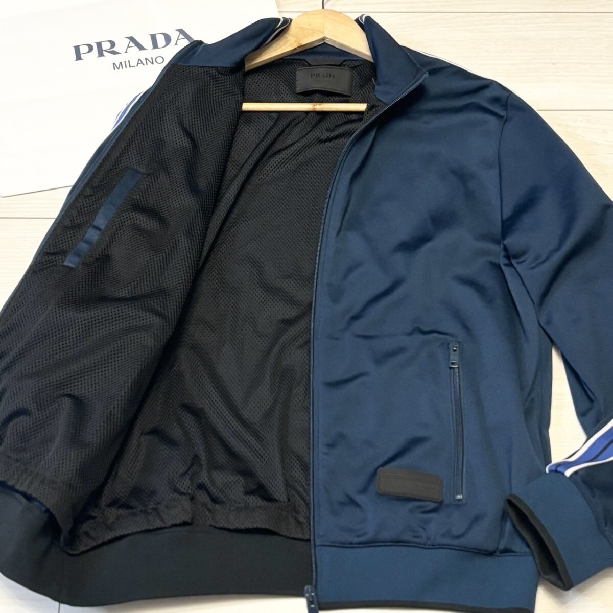 未使用級/Lサイズ○PRADA プラダ トラックジャケット ブルゾン 未使用級/Lサイズ○PRADA プラダ トラックジャケット ブルゾン