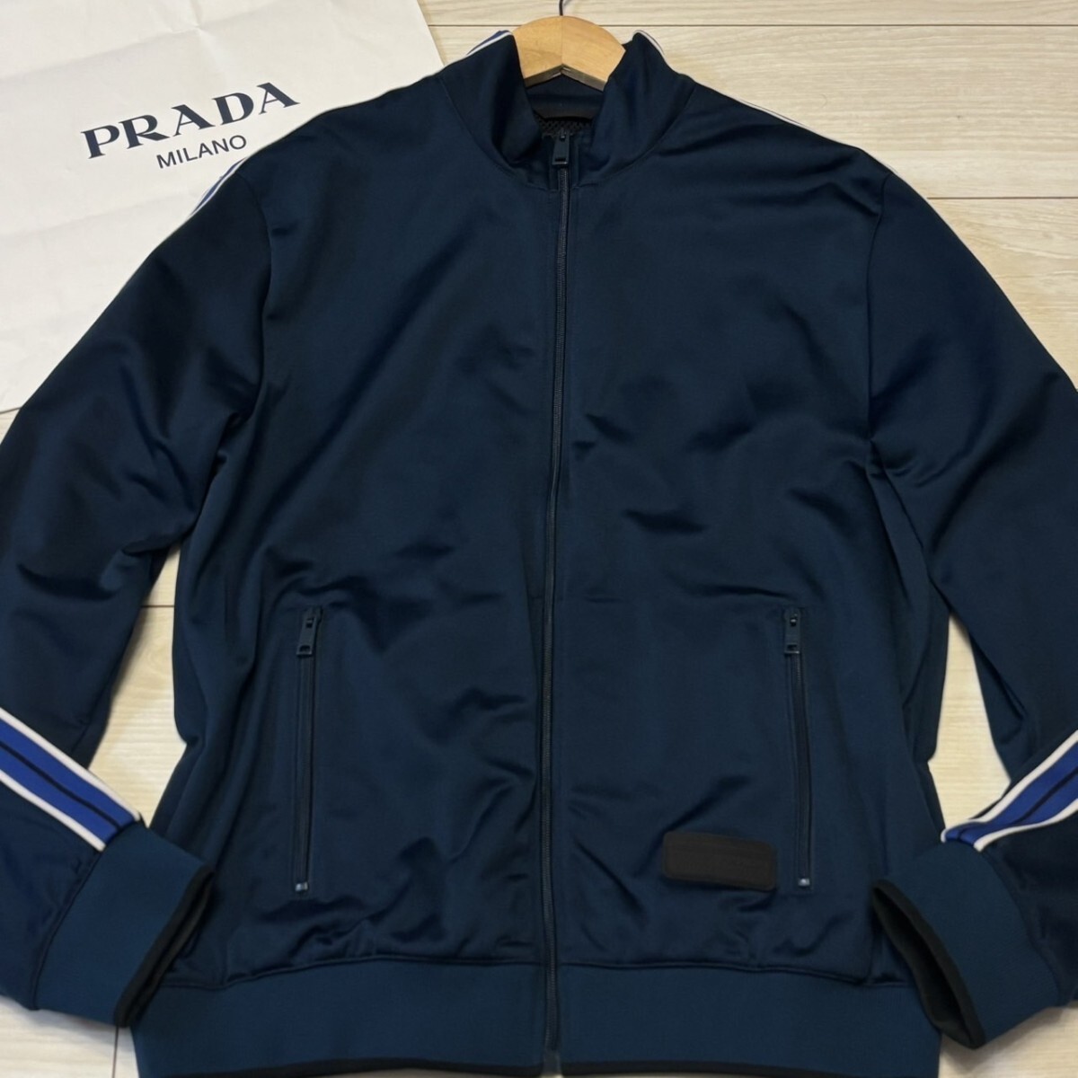 未使用級/Lサイズ○PRADA プラダ トラックジャケット ブルゾン 未使用級/Lサイズ○PRADA プラダ トラックジャケット ブルゾン