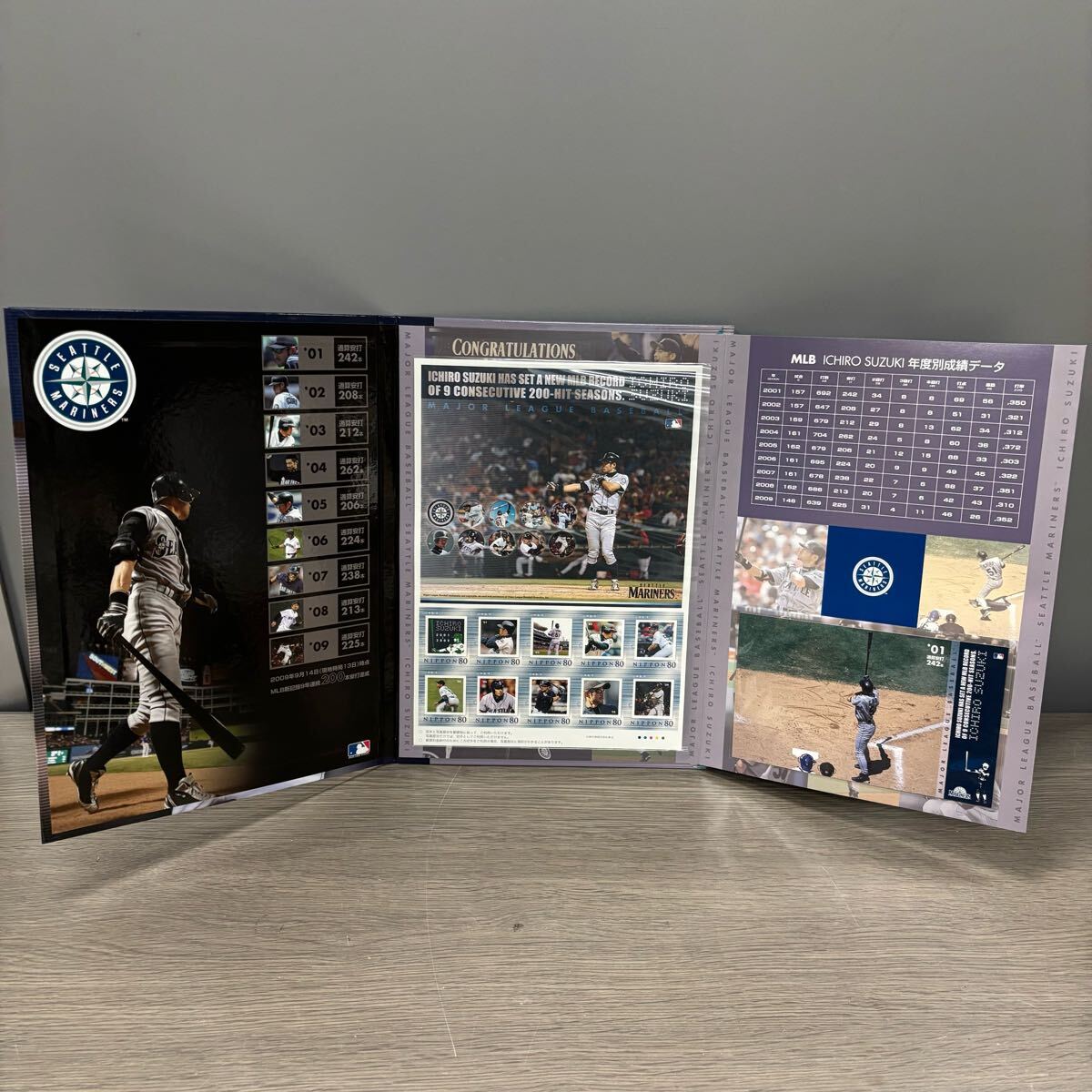 1-82 イチロー記録達成記念プレミアムフレーム切手セット 1-82 イチロー記録達成記念プレミアムフレーム切手セット
