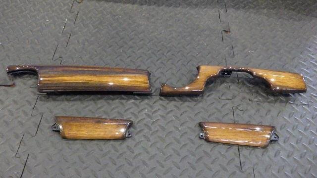 【宮城 塩釜発】中古 木目パネル BMW ミニ DBA-SX16S 4点セット インパネ用2個 ドアトリム用2個