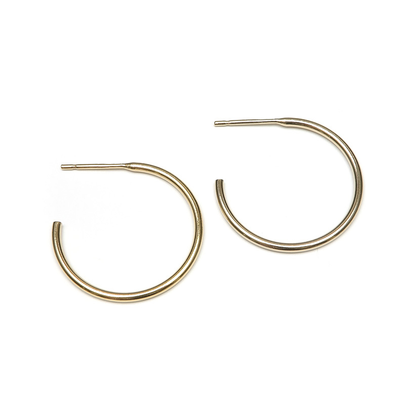 14KGF 3/4フープピアス 20mm【1ペア販売】 / 14K-310PI