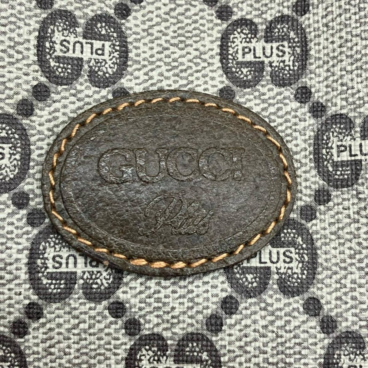GUCCI グッチ オールドグッチ ショルダーバッグ 巾着型 GGプラス