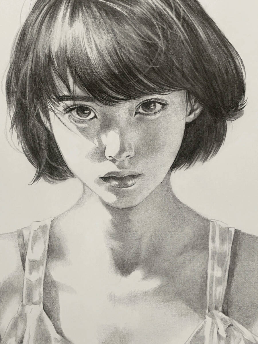鉛筆画完成しました😊 宜しくお願い致します🙇🏻‍♂️ A4