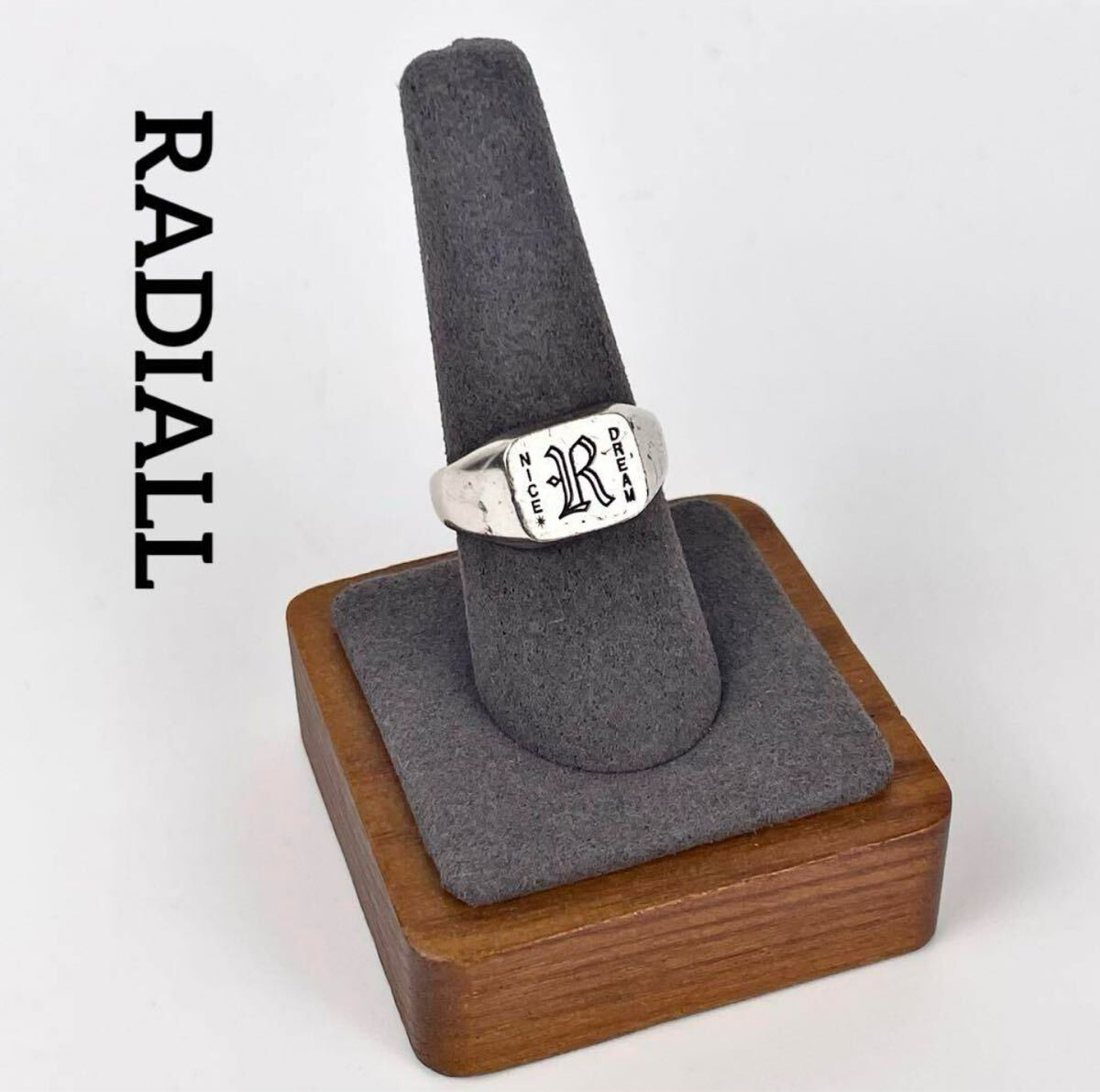 RADIALL ラディアル シルバー925 シグネットリング 18号 RADIALL ラディアル シルバー925 シグネットリング 18号 RADIALL