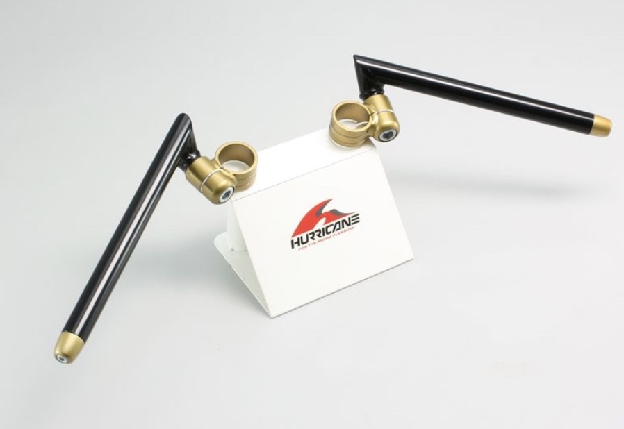 在庫有★ハリケーン★ HS3506G-01 セパレート ハンドル ゴールド Φ35mm フォーク用 Φ22.2ｍｍ Φ7/8in 検）φ GB500 GB400 VT250F VF400F_画像1