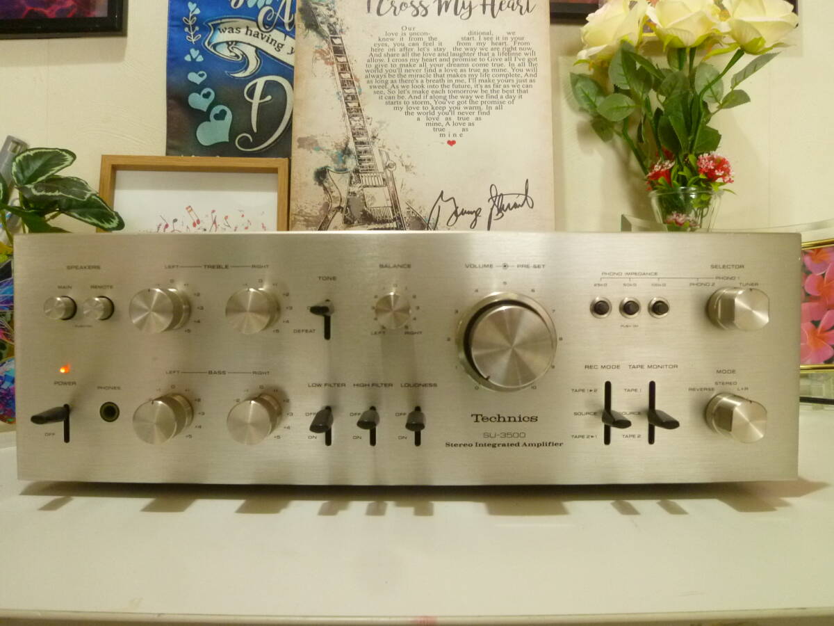名機：レトロ商品♪テクニクス SU-3500 プリメインアンプ 動作品！ 名機：レトロ商品♪テクニクス SU-3500 プリメインアンプ 動作品！