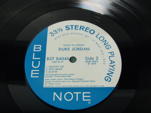 LP запись Duke Jordan/Flight To Jordan 84046 BLUE NOTE