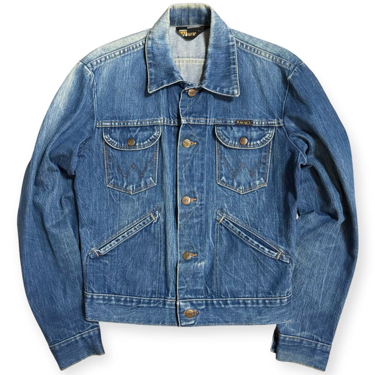 雰囲気系 Wrangler ラングラー 70s 80s ビンテージ 黒タグ 124mJ 雰囲気系 Wrangler ラングラー 70s 80s ビンテージ 黒タグ 124mJ