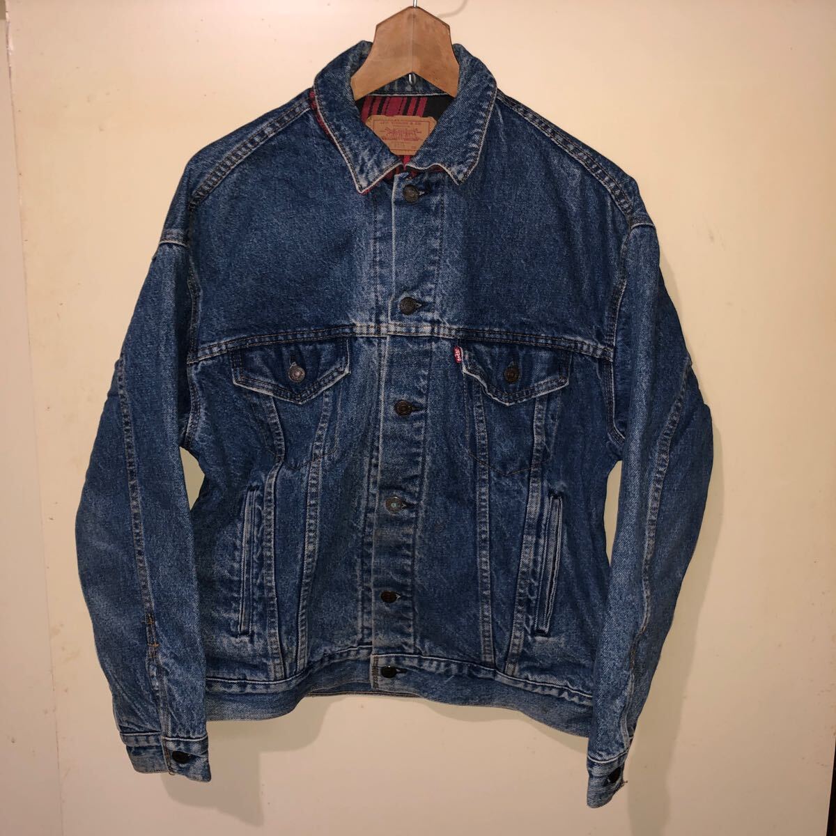  Levi's Denim жакет USA производства 70417-9316 печать 527