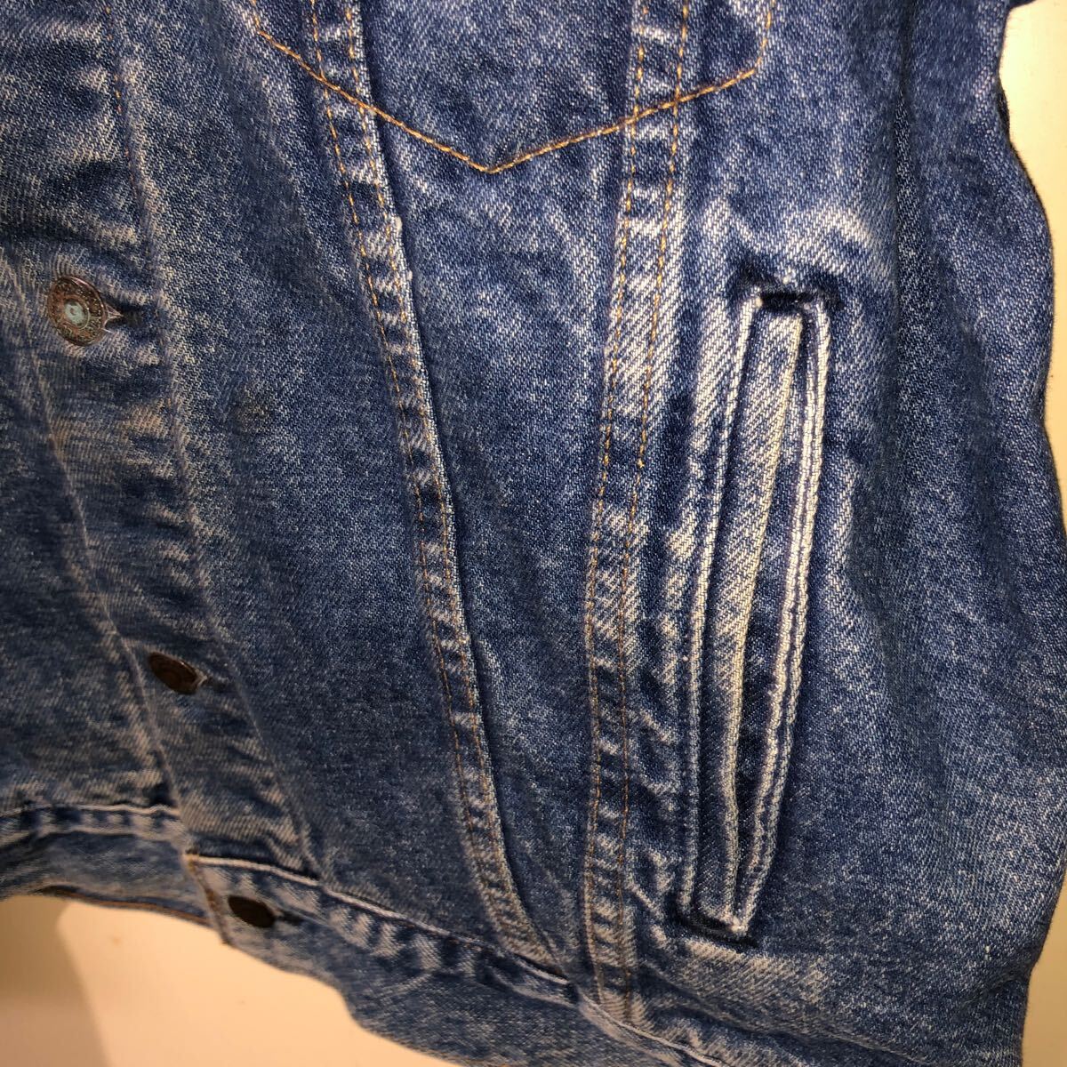  Levi's Denim жакет USA производства 70417-9316 печать 527